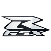 GSX-R Chrome Logo Decal