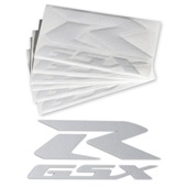 GSX-R Die Cut Decal Reflective White