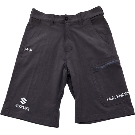HUK Men's Next Level Shorts - Gray picture