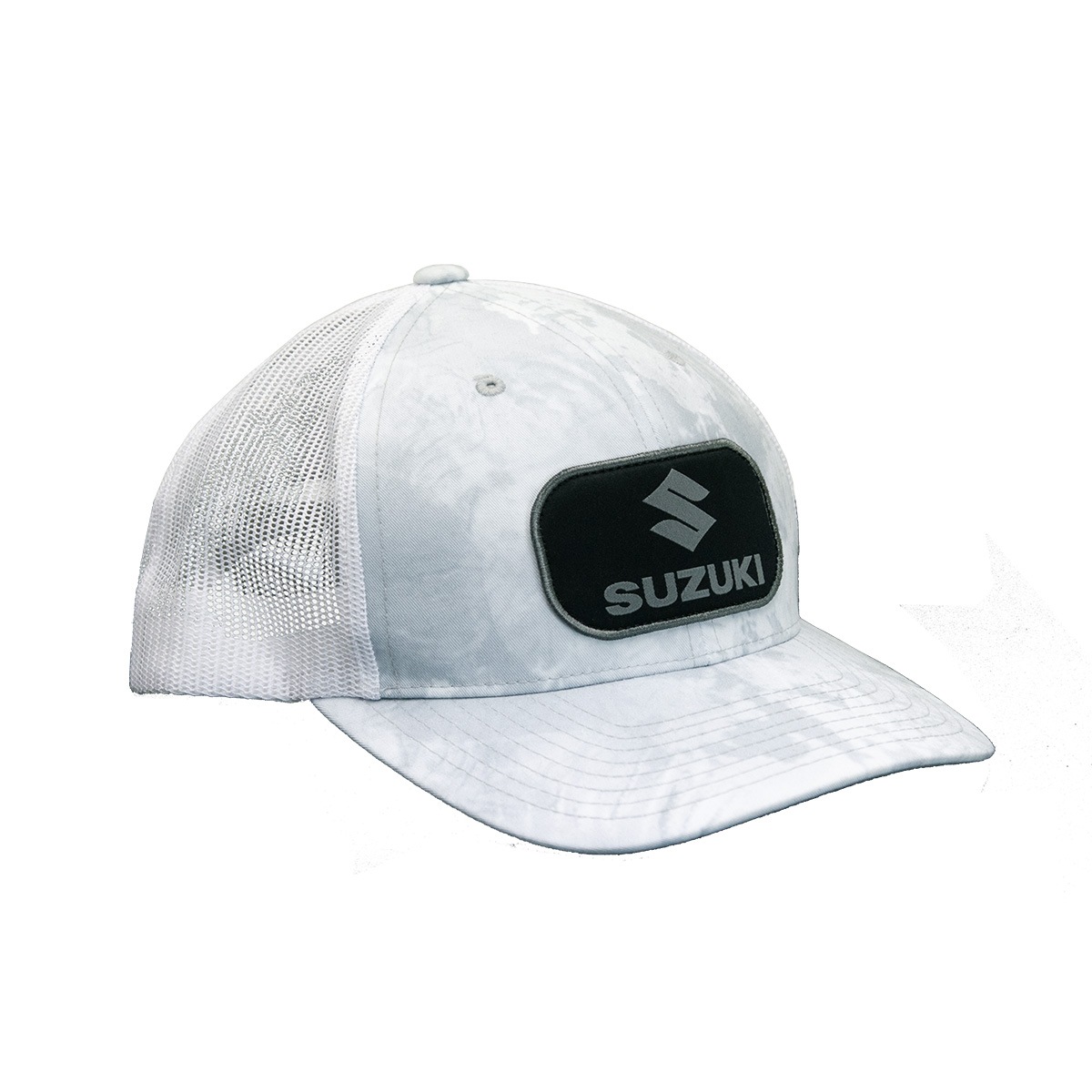 HUK White Trucker Cap | Suzuki Marine